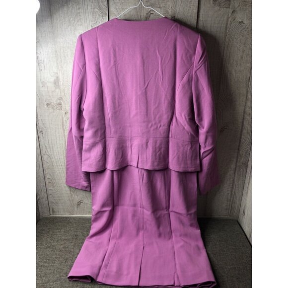 Appleseeds Womens Sleeveless Dress Size 12 Long Sleeve Jacket Lined 2 pc Set - Picture 2 of 8